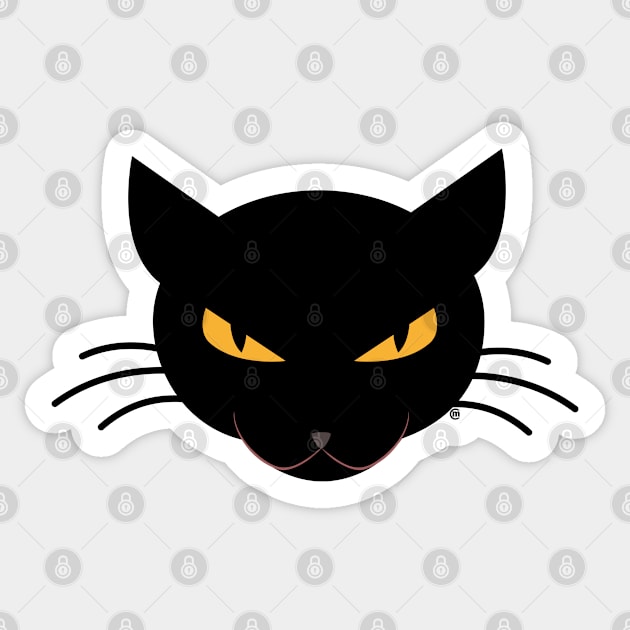 Evil Kitty Sticker by CarolinaMatthes